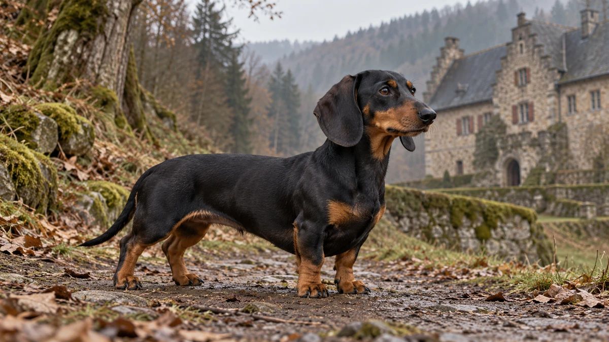 Dakhund Sosis Köpek köpek — ırkın tarihi ve kökeni