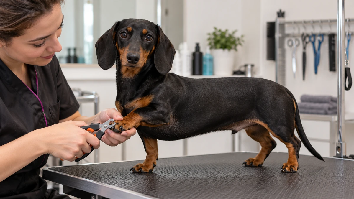 Dakhund Sosis Köpek köpek — bakım ve tımar